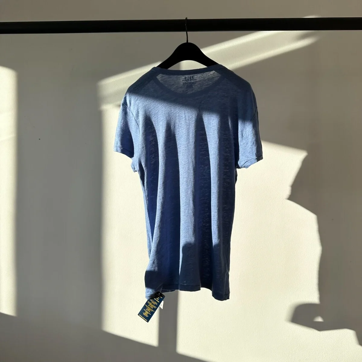 Polo Ralph Lauren Polo Teddy Bear Blue Linen Relaxed Tee - Imagen 8