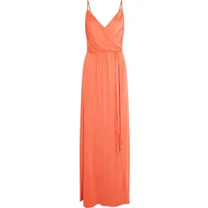 Melissa Odabash Zoe Orange Beach Summer Maxi Dress
