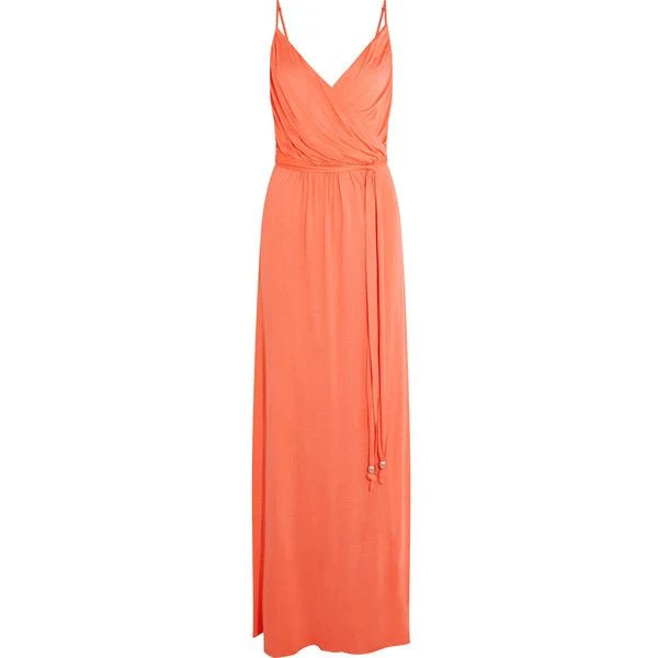 Melissa Odabash Zoe Orange Beach Summer Maxi Dress