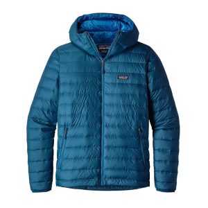 Parka Pluma Down Sweater Hoody Hombre Azul