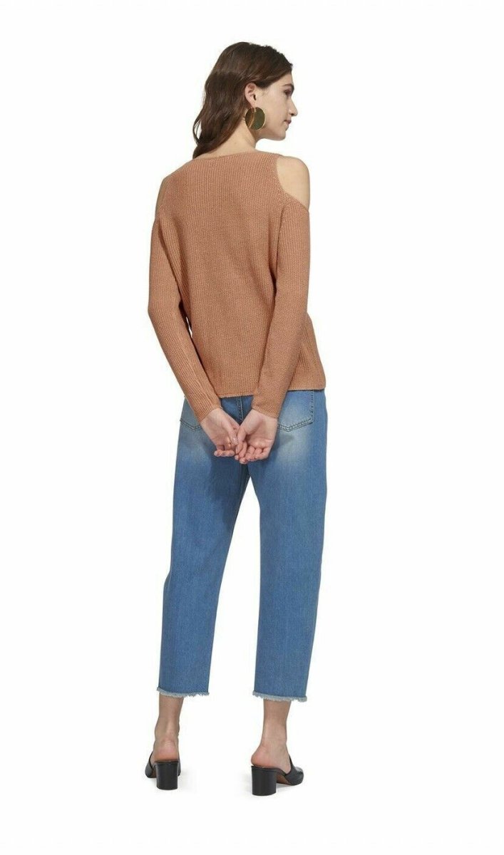 Whistles V Neck Cold Shoulder Knit Sweater Jumper - Imagen 3