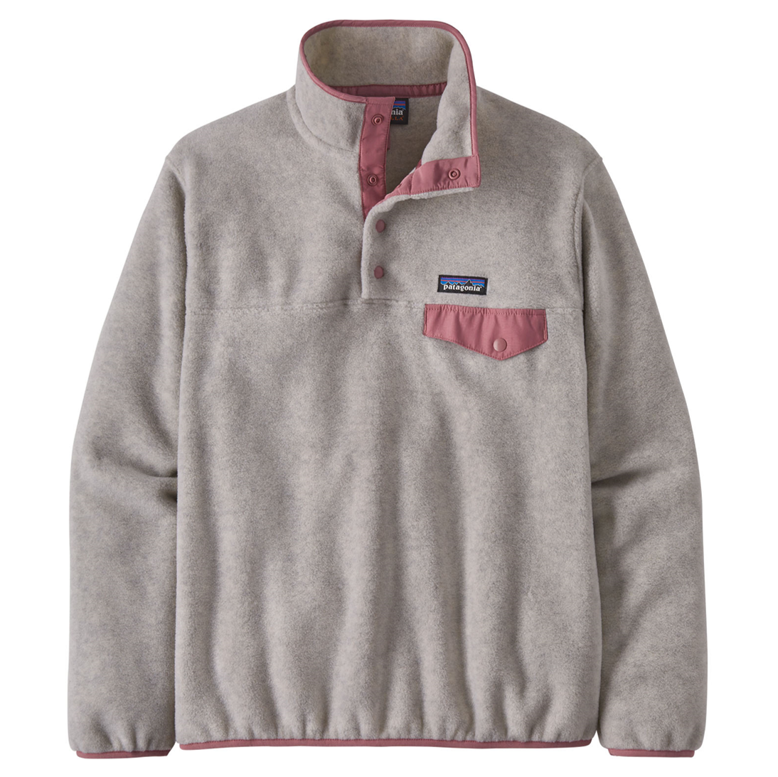 Polar de Mujer Synch Snap-T Blanco/Rosa