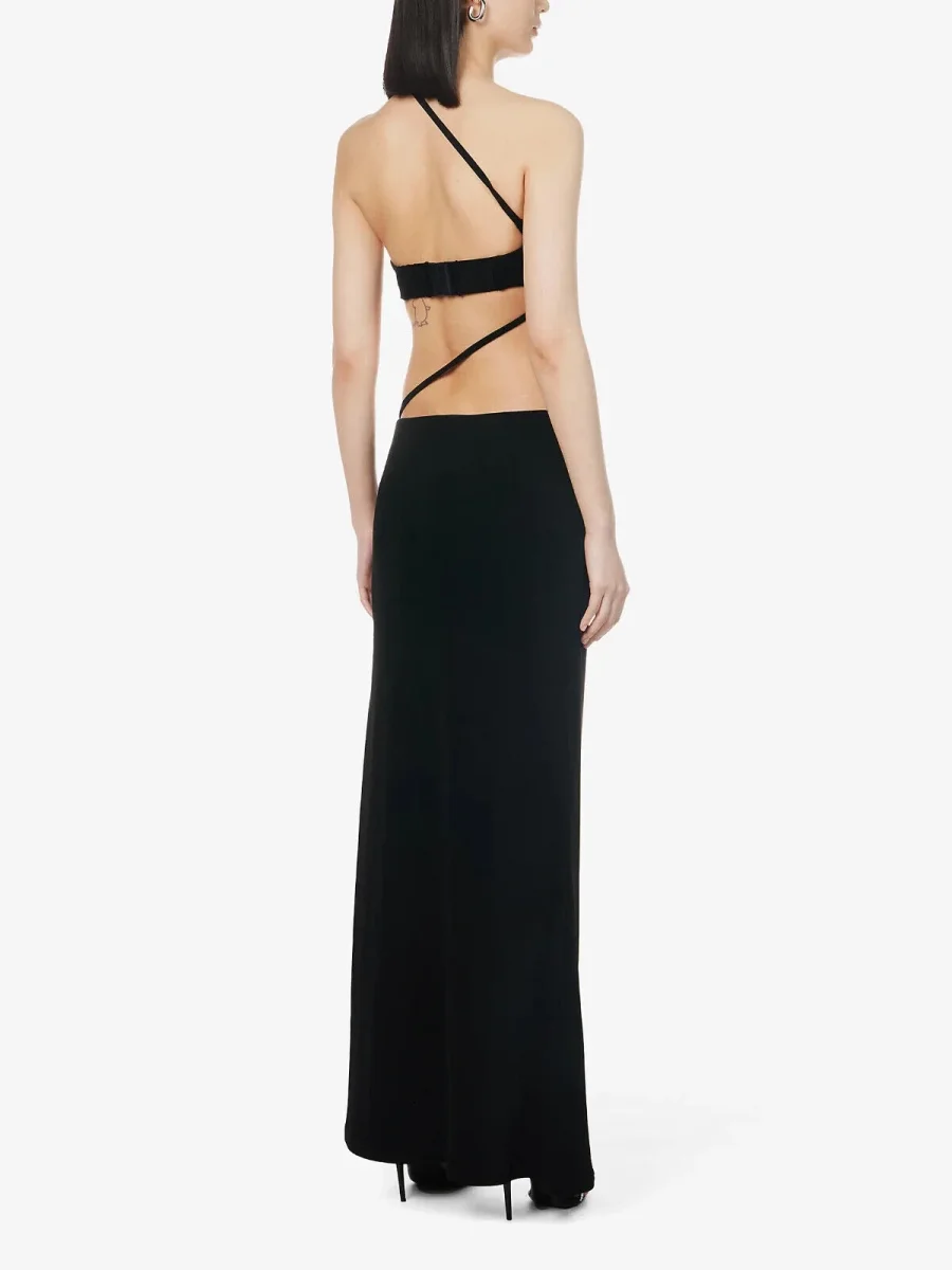 MIRROR PALAIS Aphrodite Stretch Woven Love Heart Detail Skirt - Imagen 5