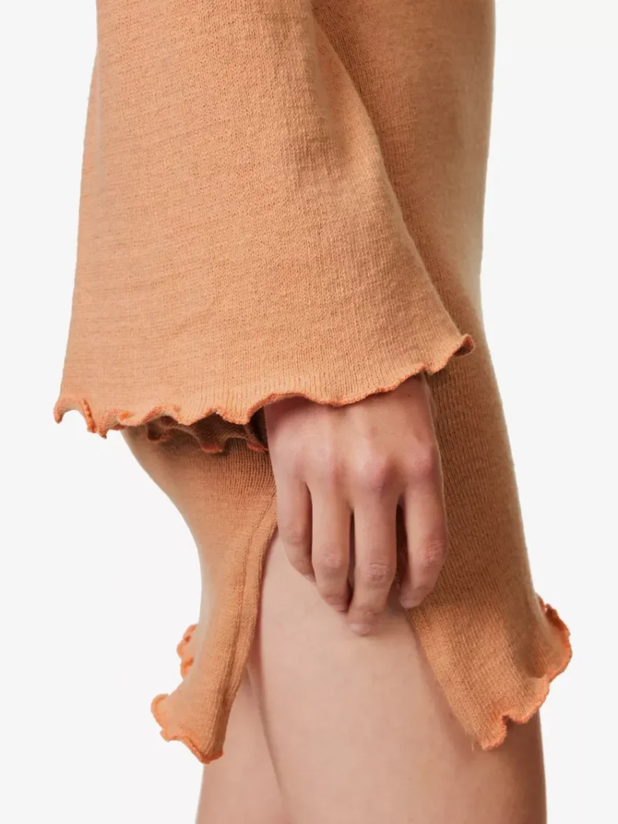 SAVANNAH MORROW Yarra V-Neck Bell Sleeve Knit Beachy Summer Dress - Imagen 7