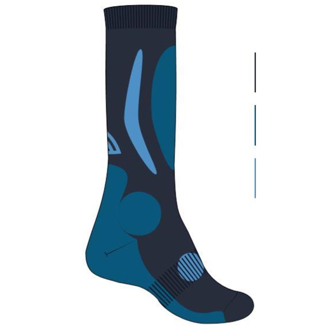 Calcetines Cross Country Azul - Imagen 3