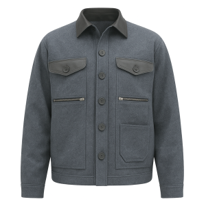 Chaqueta Paño Tschesken Hombre Azul