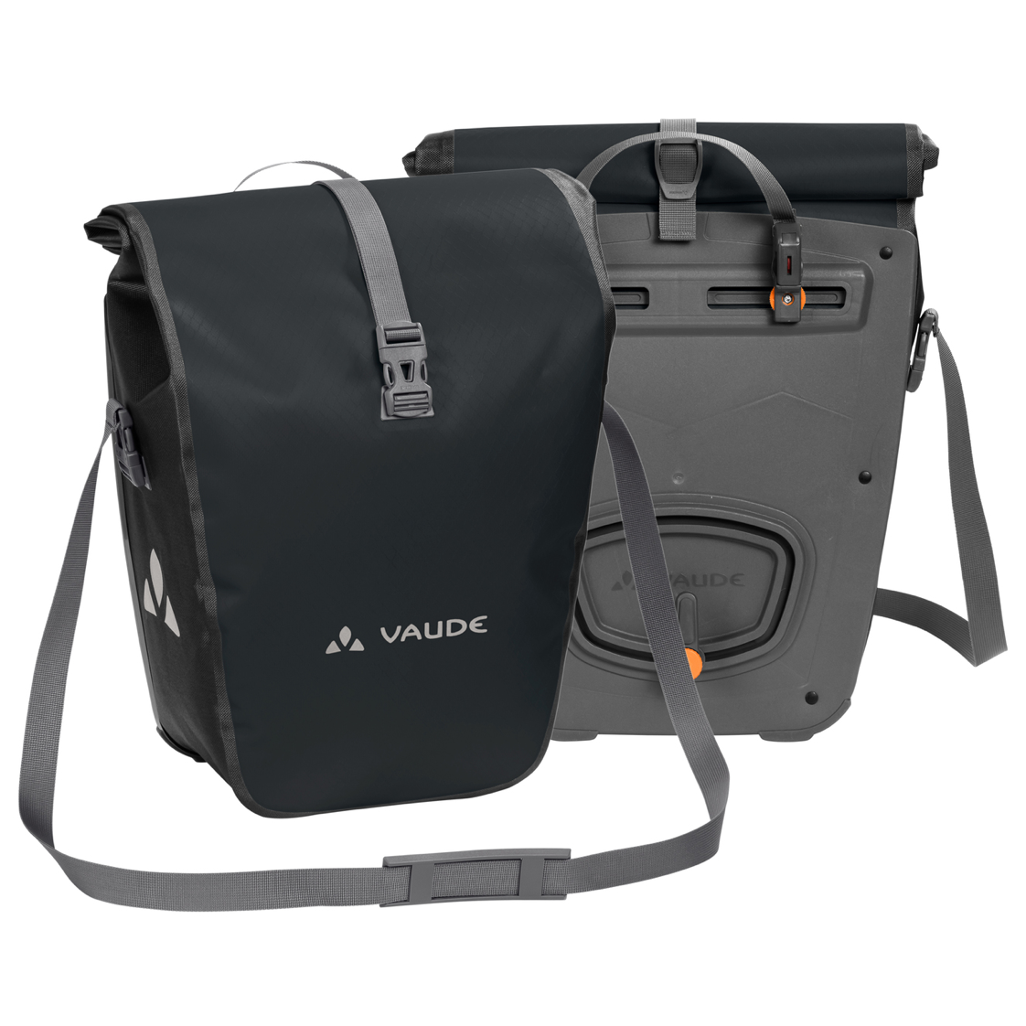 Alforja Impermeable Trasera Aqua Negro – Par - Imagen 2