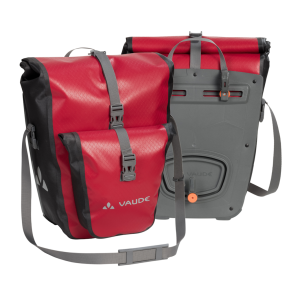 Alforja Impermeable Trasera Aqua Plus Rojo – Par