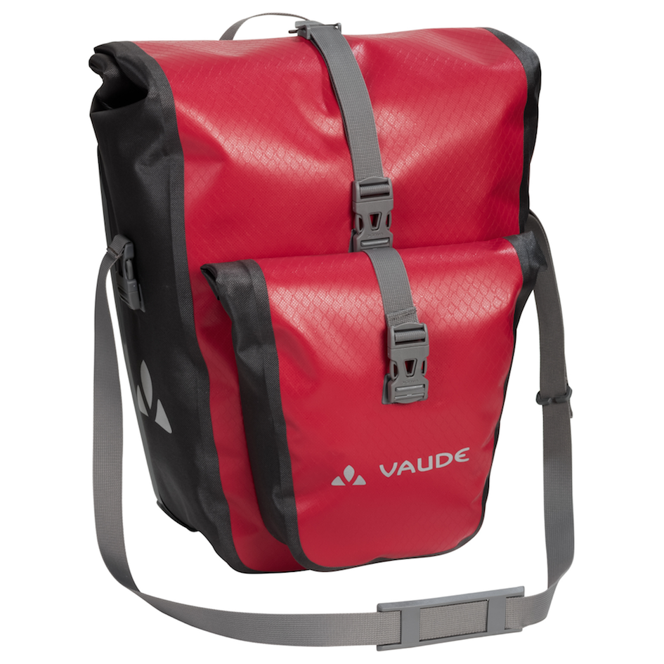 Alforja Impermeable Trasera Aqua Plus Rojo – Par - Imagen 4