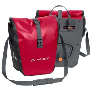 Alforja Impermeable Frontal Aqua Rojo – Par