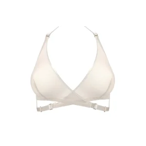 Bordelle Signature Art Deco Cream Wireless Soft Cup Mesh Wrap Bra