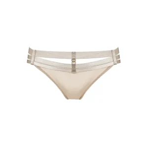 Bordelle Signature Art Deco Caramel Multi-Strap Thong