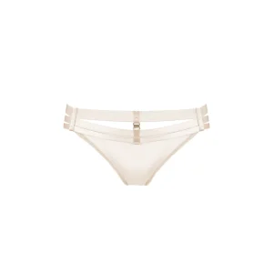 Bordelle Signature Art Deco Cream Multi-Strap Thong