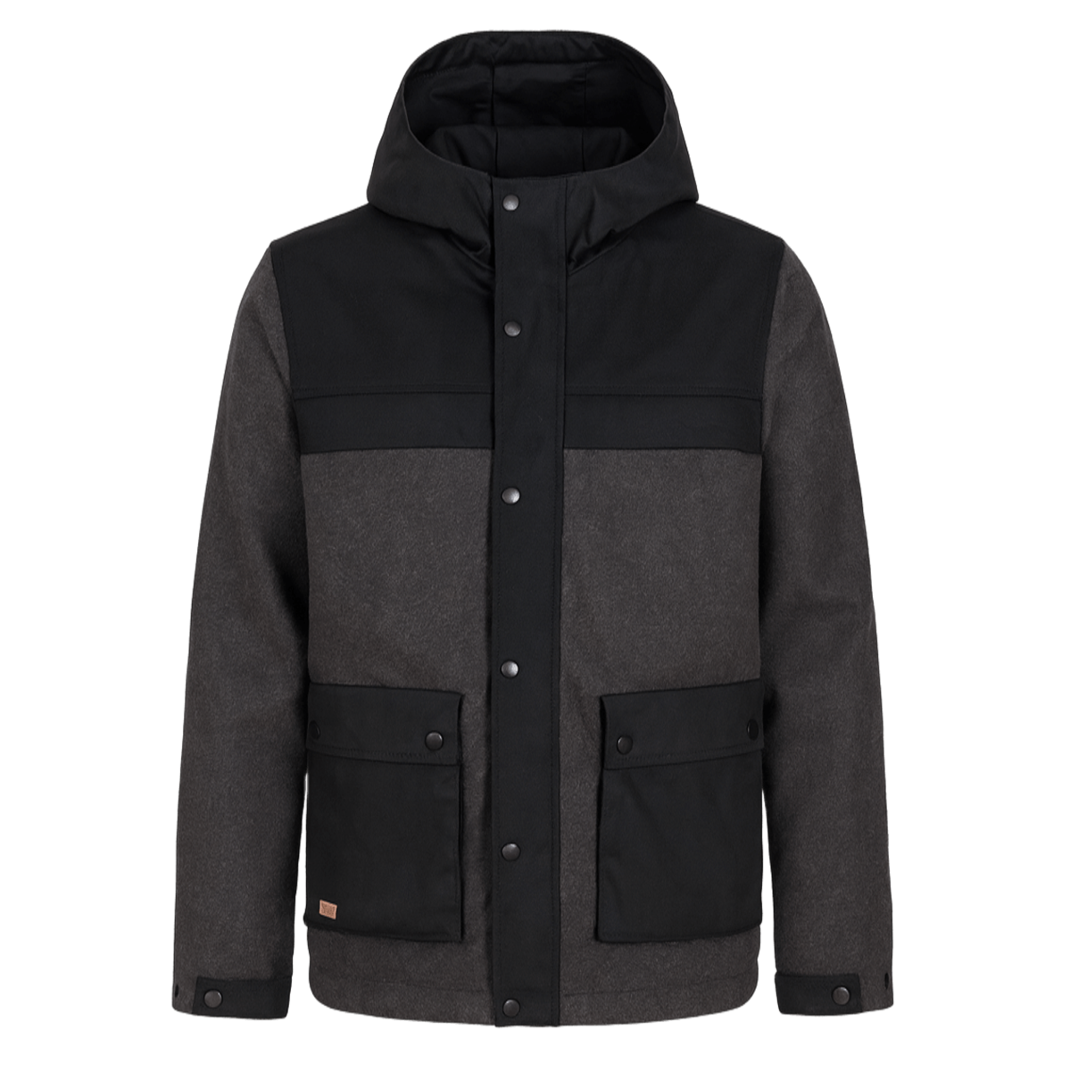 Chaqueta Paño Uarr Hombre Negro - Imagen 2