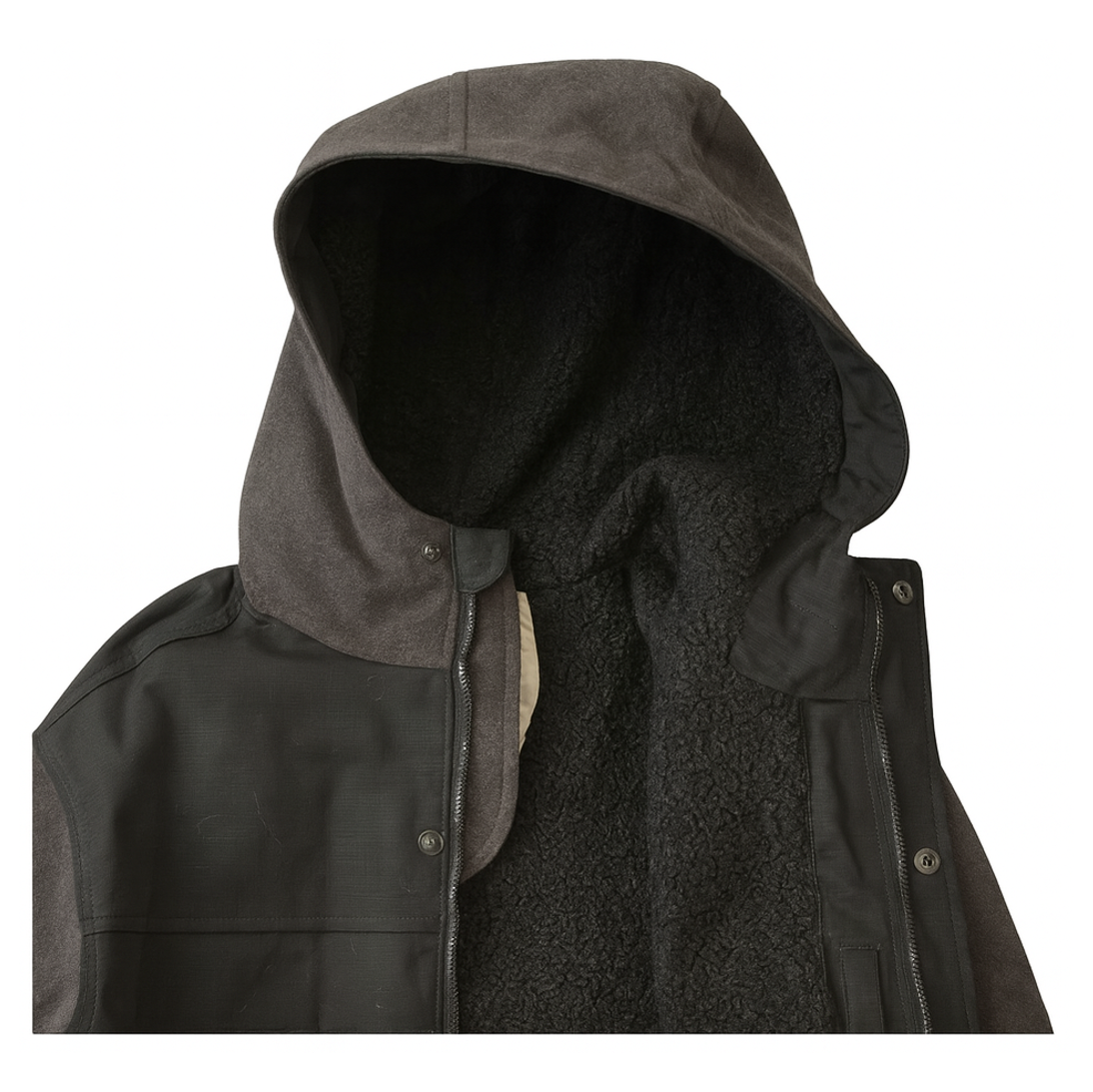 Chaqueta Paño Uarr Hombre Negro - Imagen 5