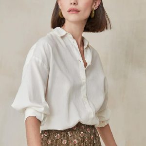 Camisa cruda larga