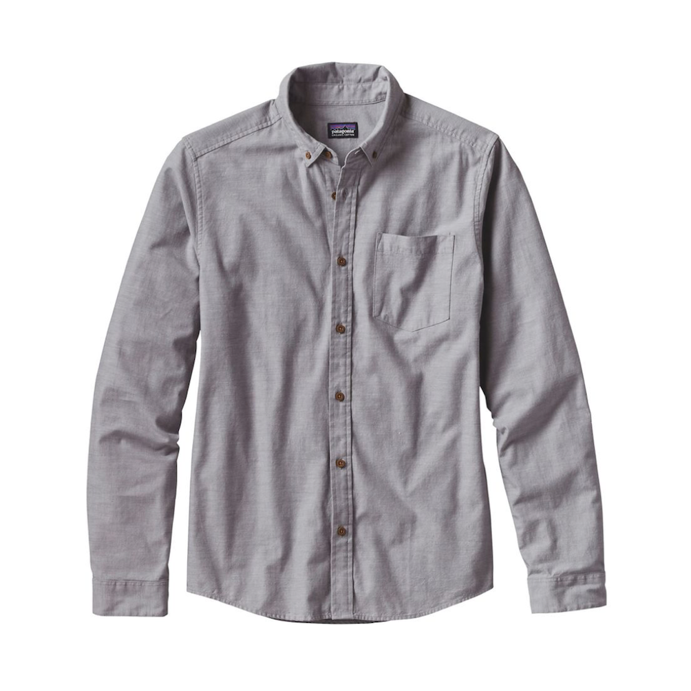 Camisa Manga Larga Bluffside Hombre Gris