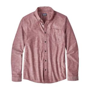 Camisa Manga Larga Bluffside Hombre Rojo
