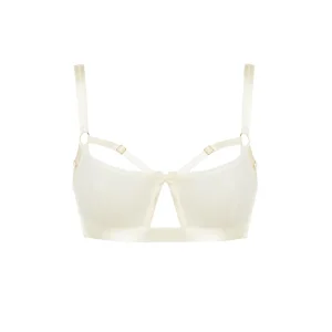 Bordelle Signature Wireless Soft Mesh Cream Bondage Belle Bra