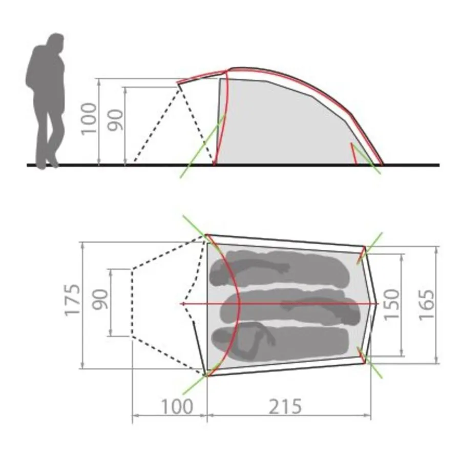 Carpa Taurus Para 3 Personas - Imagen 3