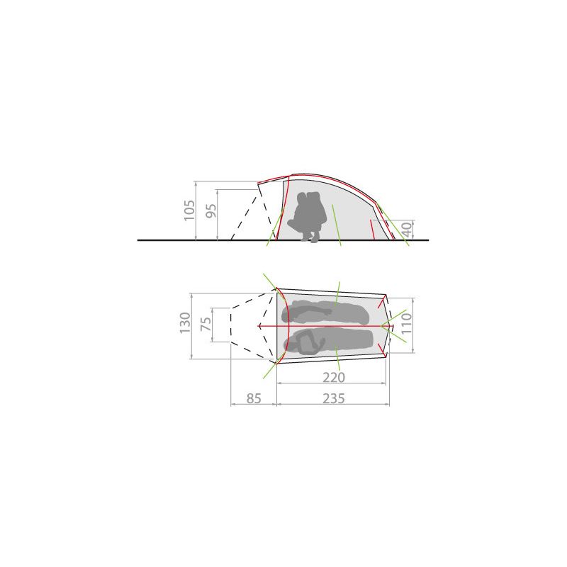 Carpa Taurus Para 2 Personas - Imagen 3