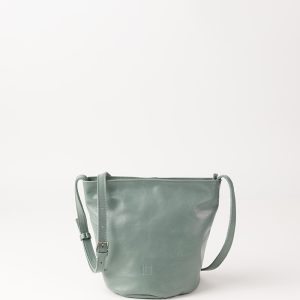 Bolso bandolera saquito azul celeste