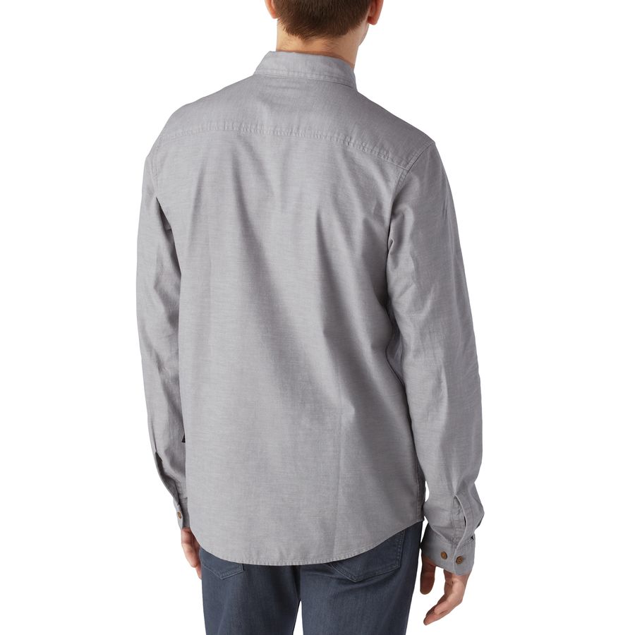 Camisa Manga Larga Bluffside Hombre Gris - Imagen 4