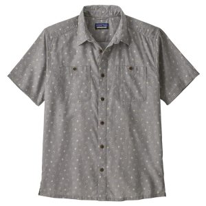 Camisa Back Step Hombre Gris