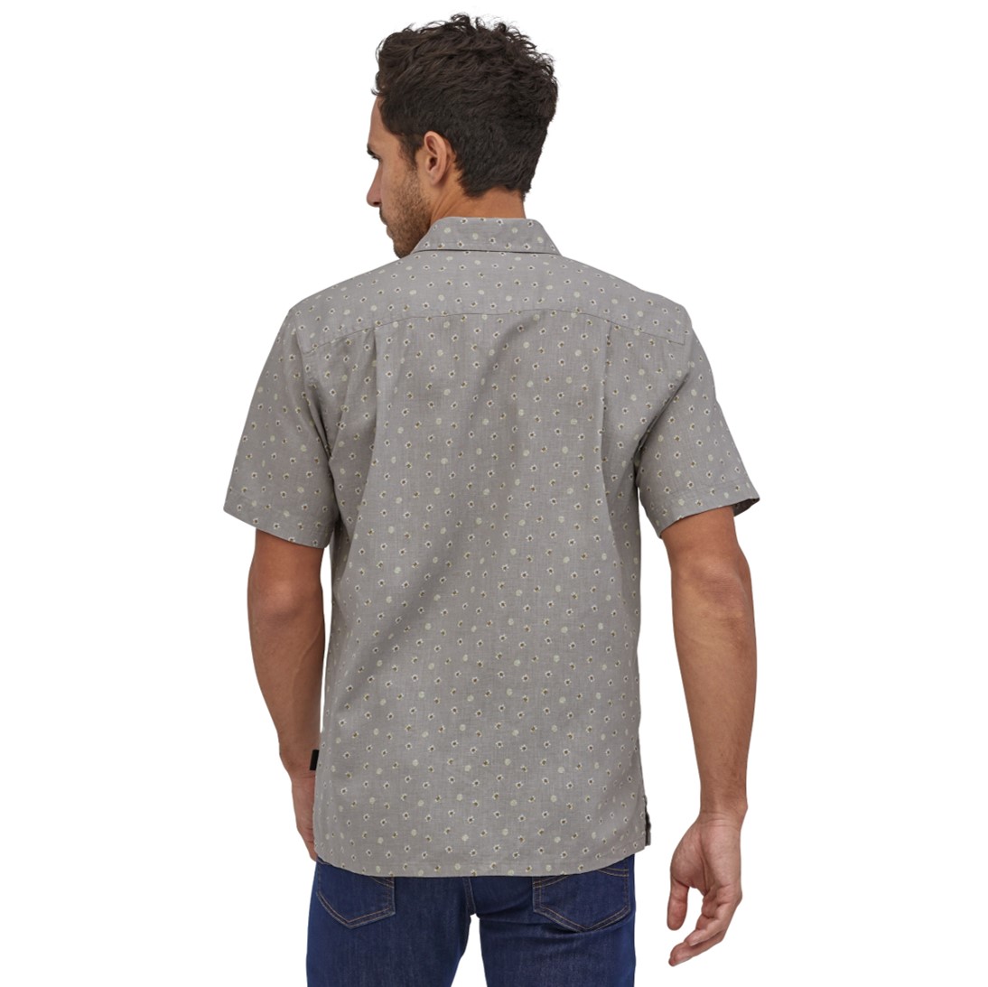Camisa Back Step Hombre Gris - Imagen 4