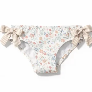 Braga bikini flores niña