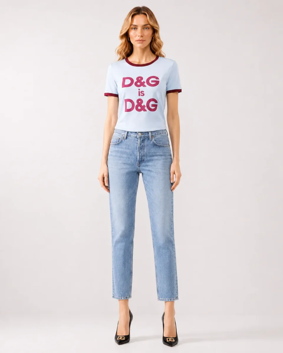 Dolce & Gabbana “DG is DG” Print Jersey T-shirt - Imagen 3