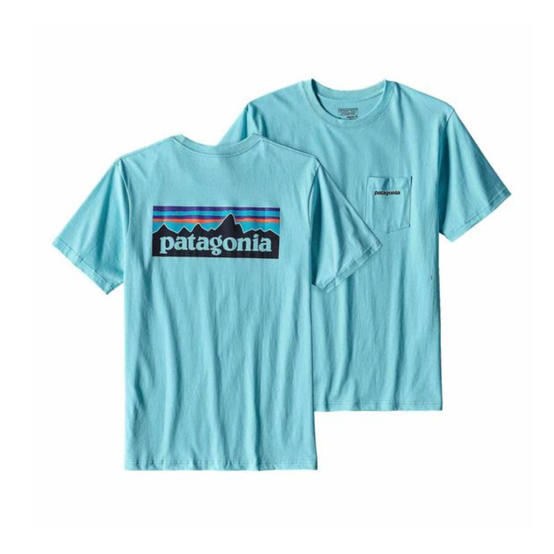 Polera P-6 Logo Cotton Pocket Hombre Azul