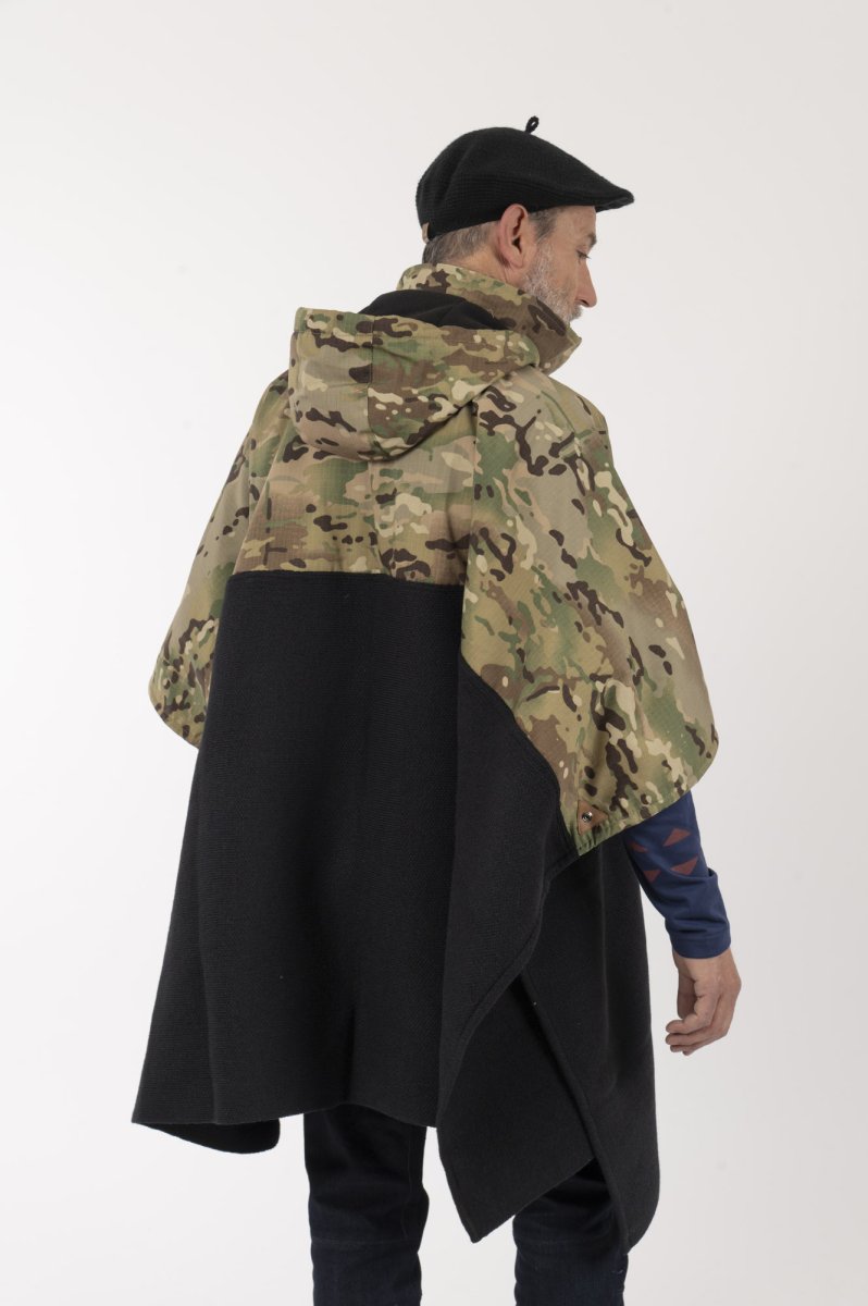 Poncho Taita Unisex Camo/Verde - Imagen 6