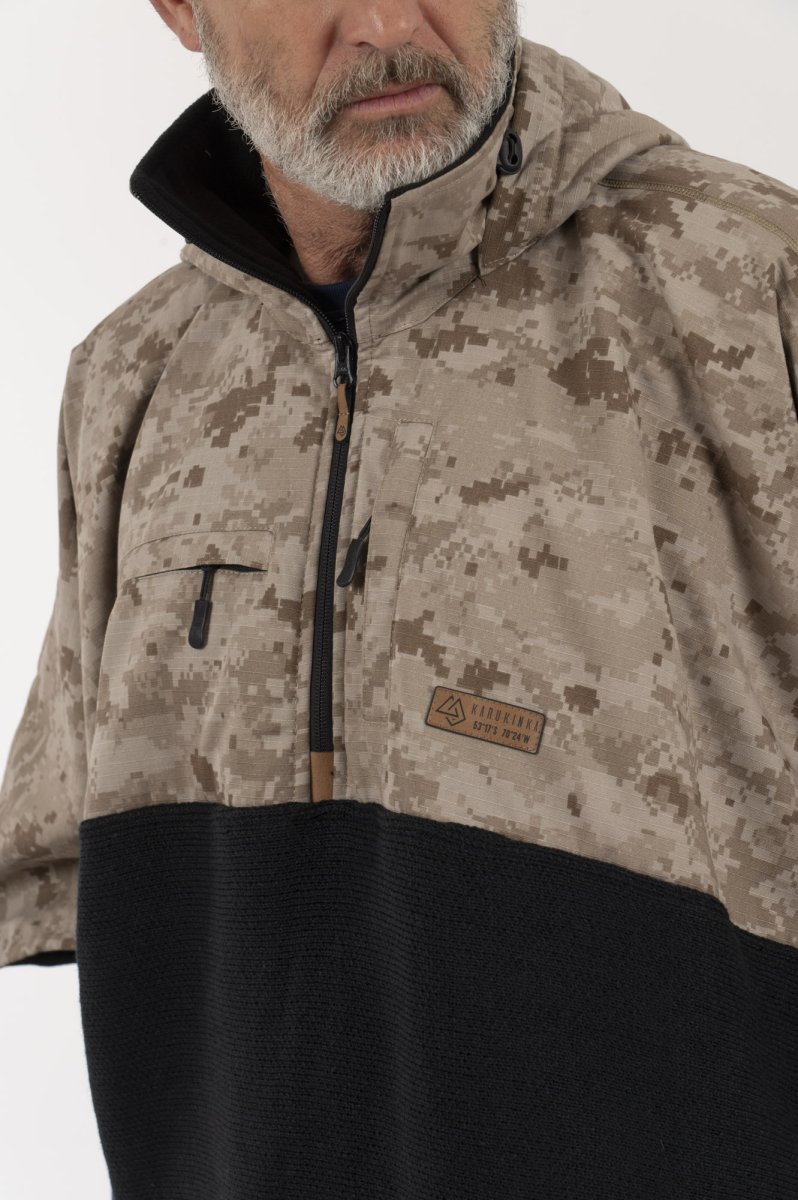 Poncho Taita Unisex Camo/Café - Imagen 3