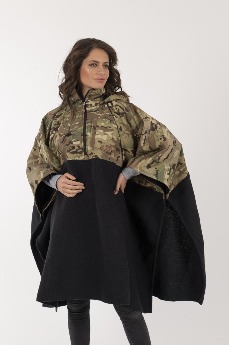 Poncho Taita Unisex Camo/Verde - Imagen 8