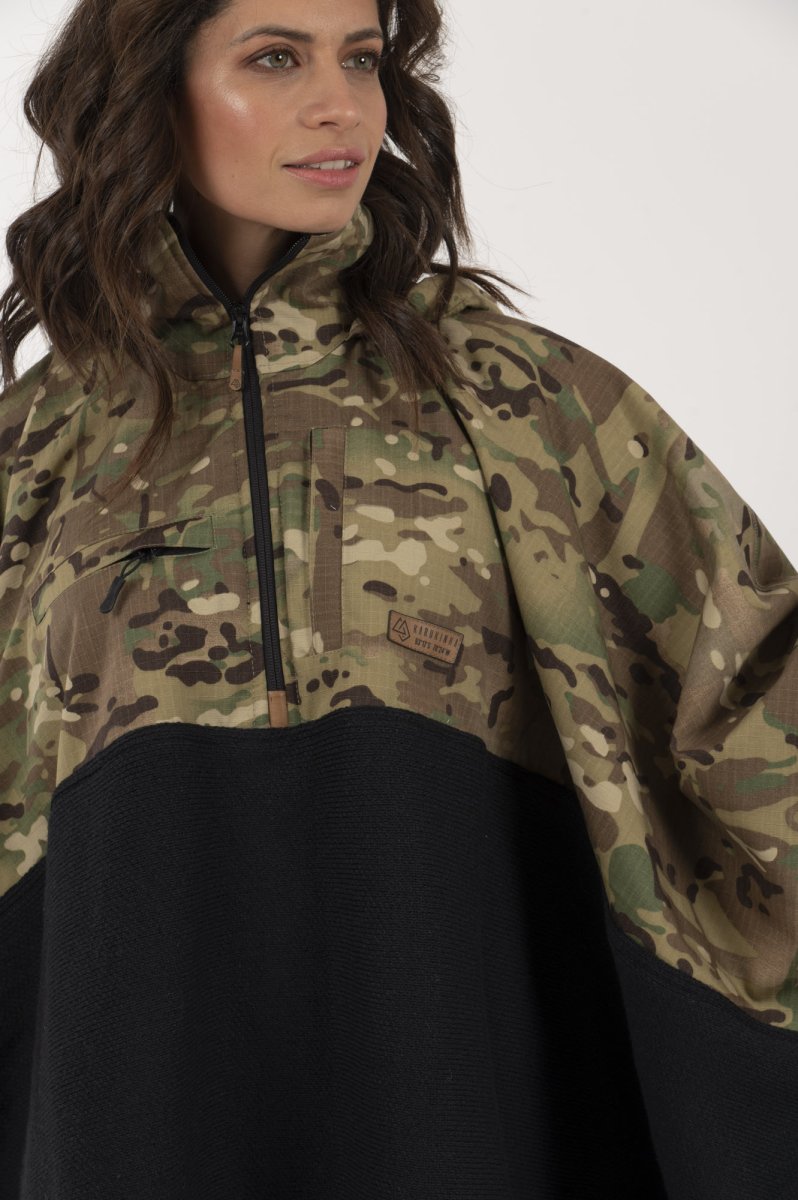 Poncho Taita Unisex Camo/Verde - Imagen 7