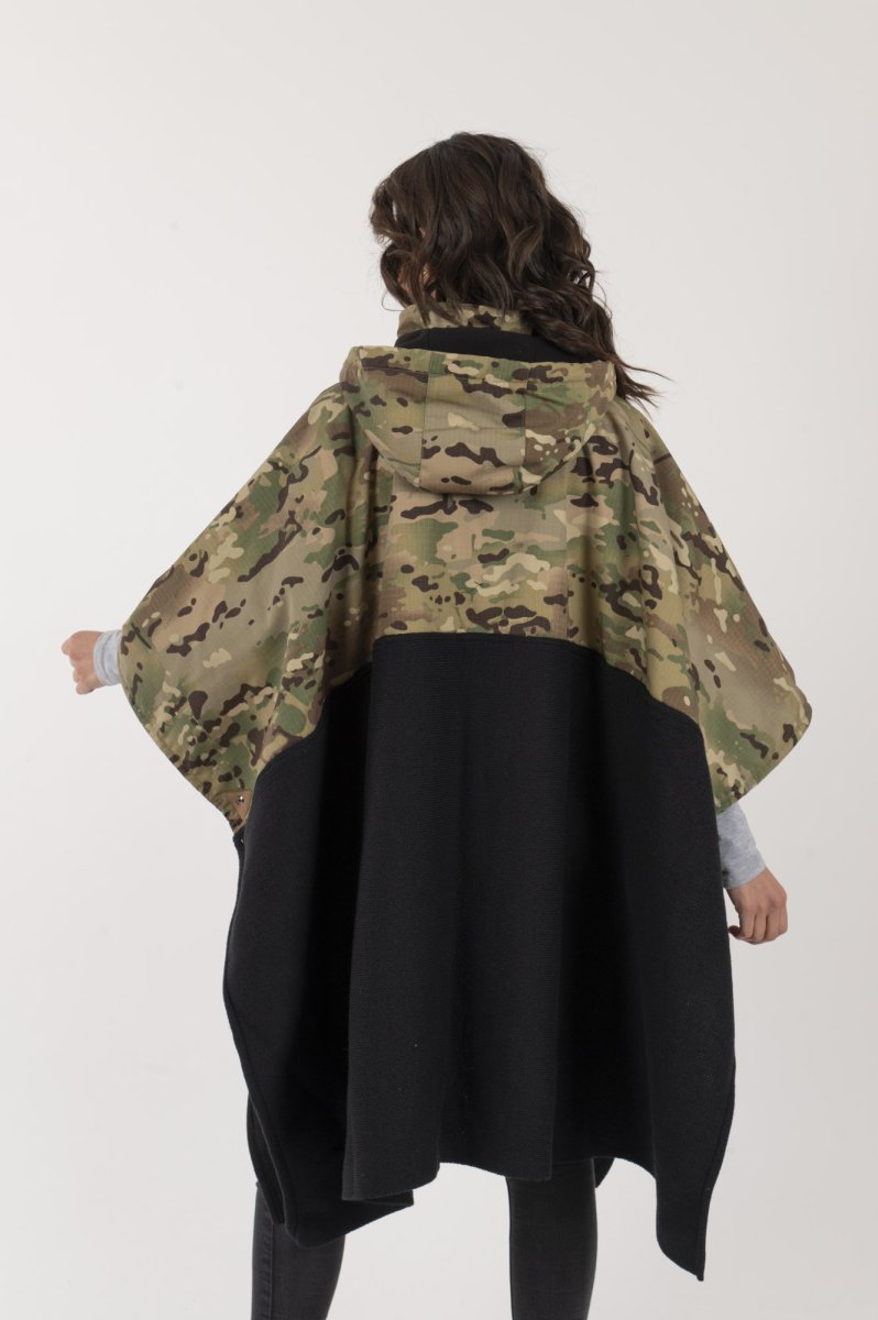 Poncho Taita Unisex Camo/Verde - Imagen 9