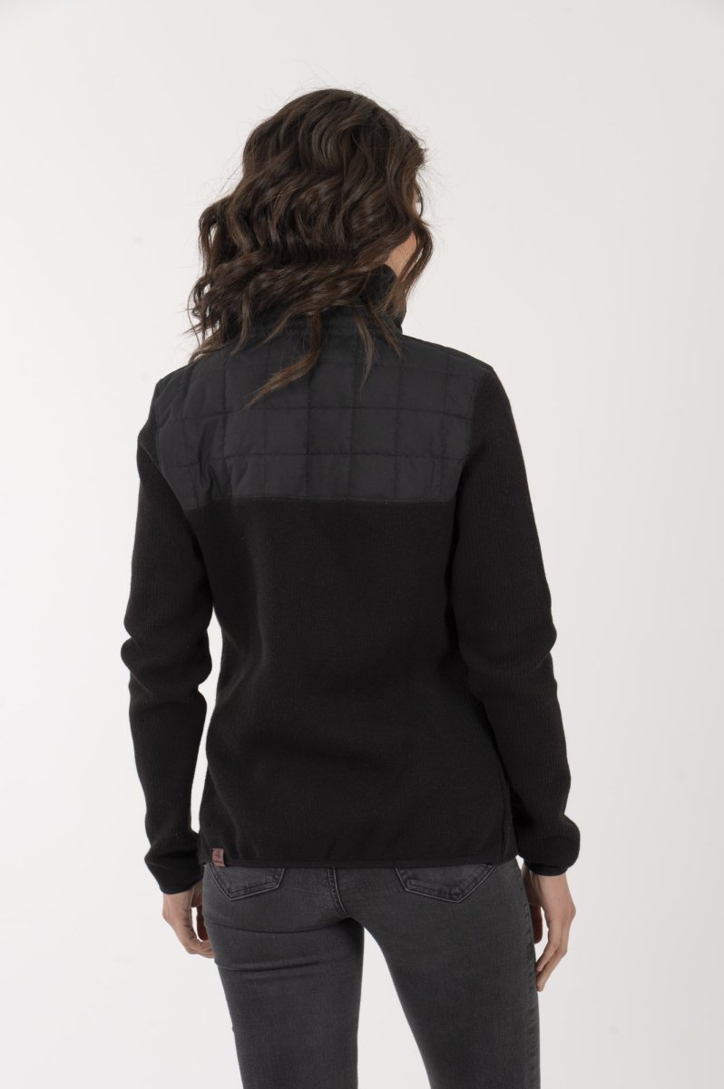Bomber Hibrido Herrtschiske Mujer Negro - Imagen 7