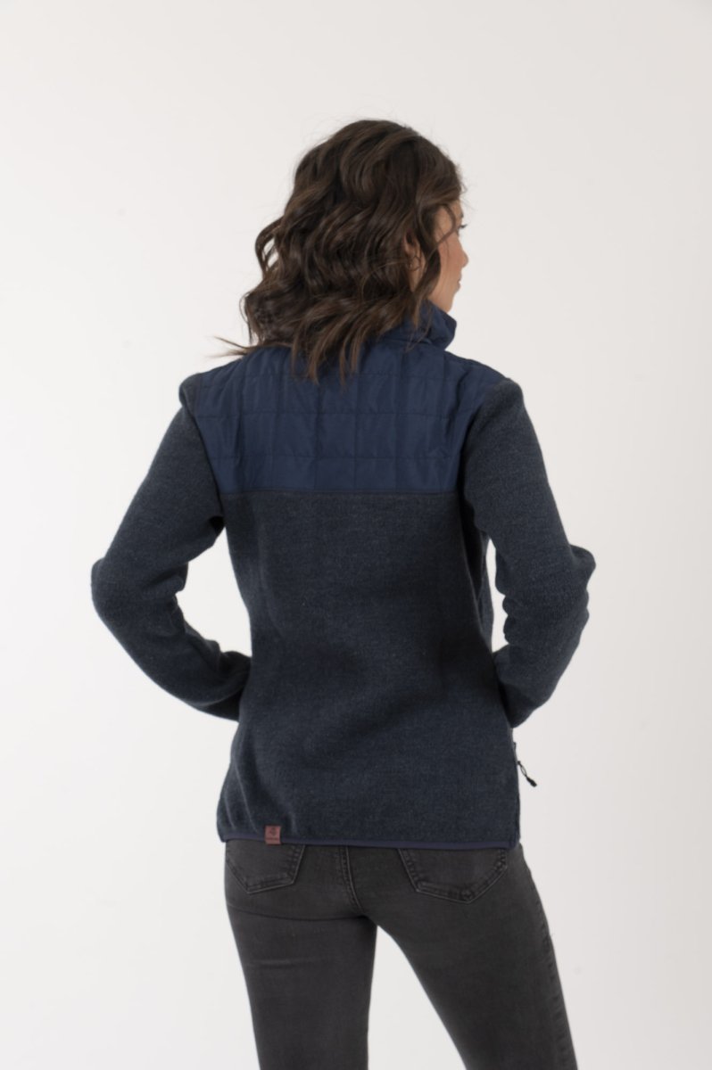 Bomber Hibrido Herrtschiske Mujer Azul - Imagen 6