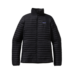 Parka Pluma Down Shirt Jacket Mujer Negro