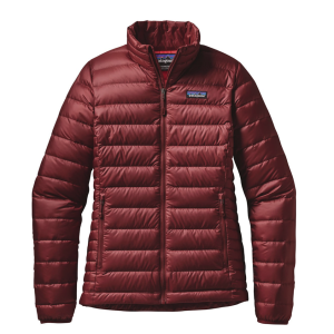 Parka Pluma Down Sweater Jacket Mujer Rojo