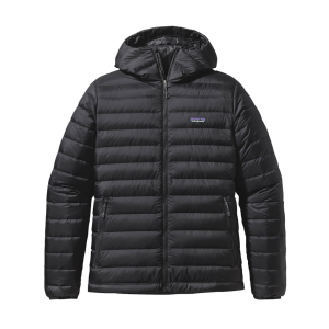 Parka Pluma Down Sweater Hoody Hombre Negro