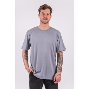 Polera Básica Mc Hombre Celeste