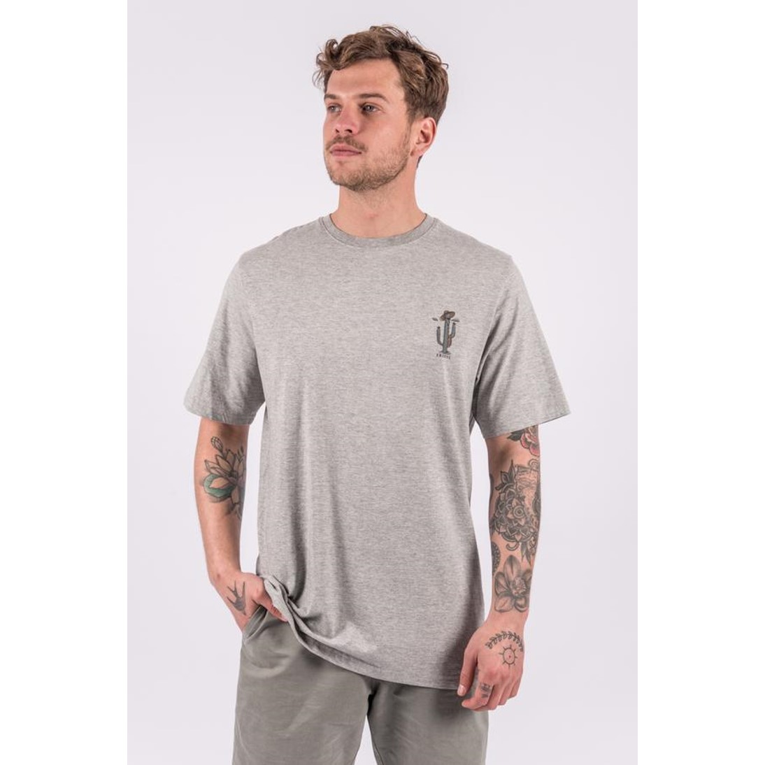 Polera Mc Cactus Hombre Gris - Imagen 2