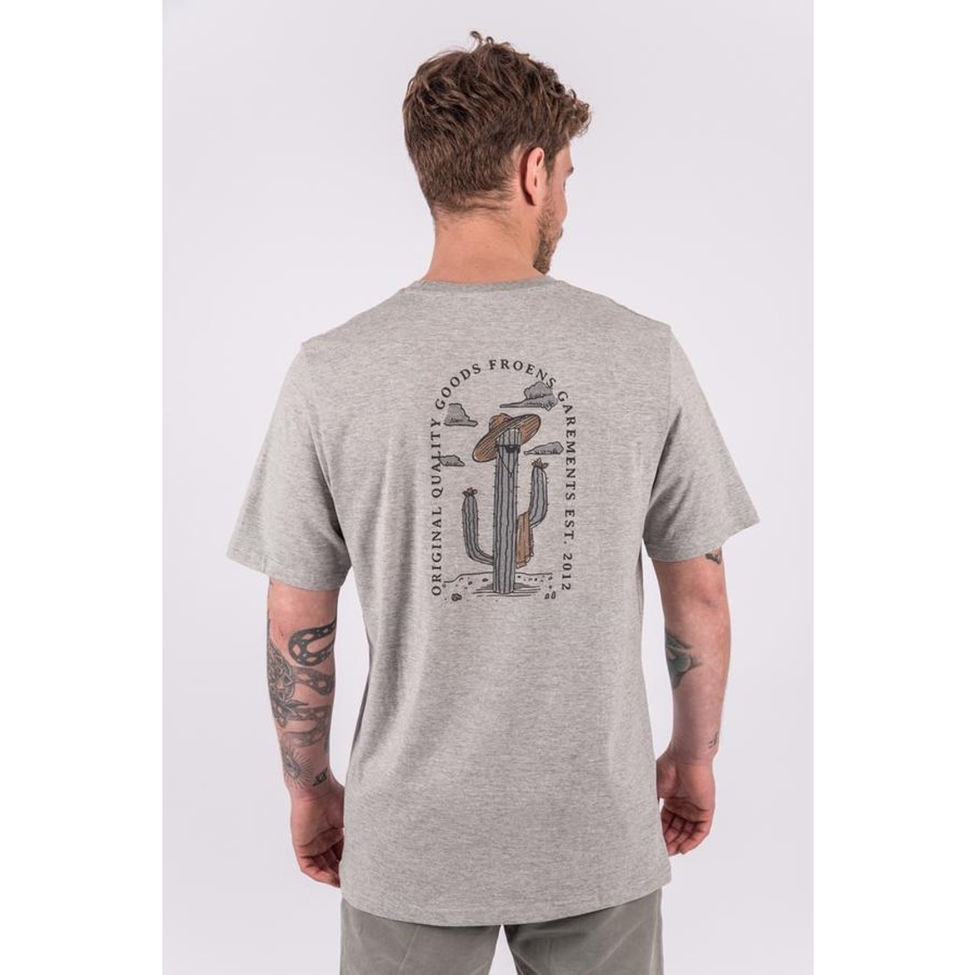 Polera Mc Cactus Hombre Gris - Imagen 3