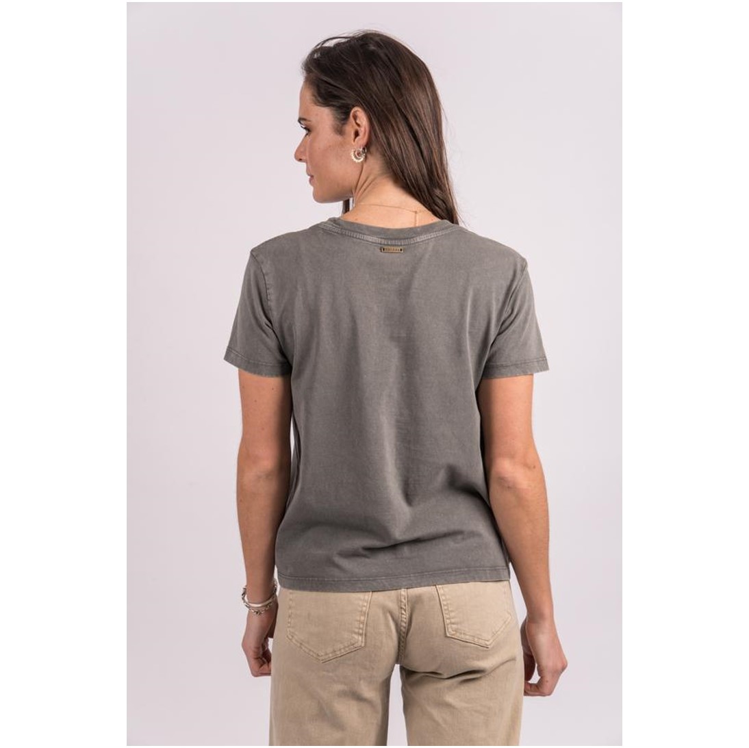 Polera Round Mujer Gris - Imagen 4