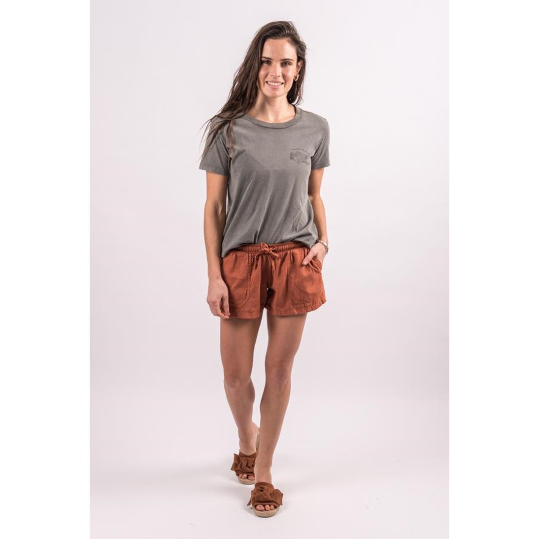 Polera Round Mujer Gris - Imagen 3