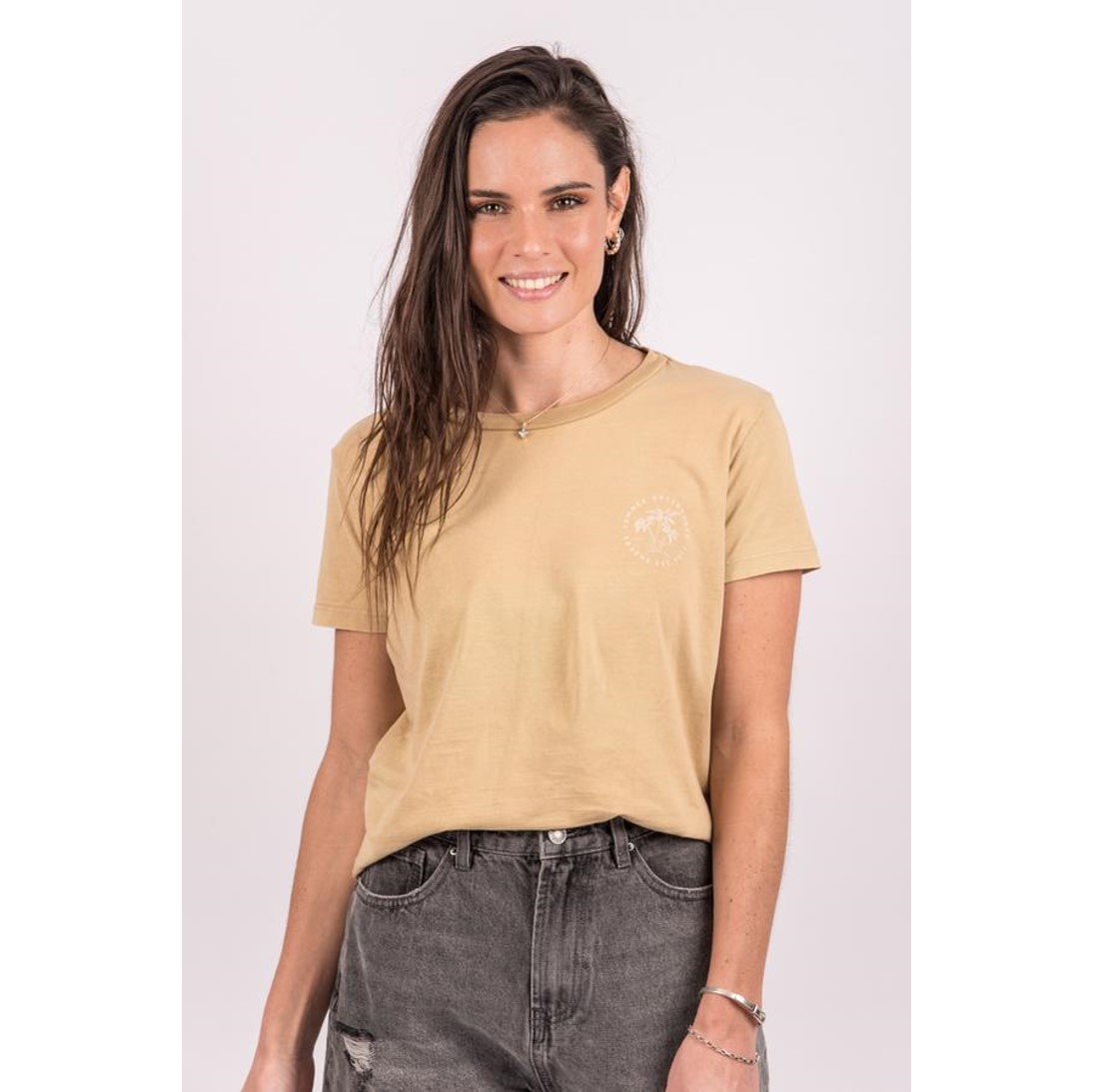 Polera Round Mujer Café - Imagen 2