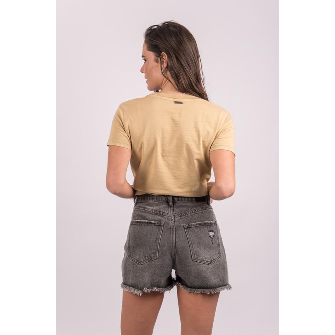 Polera Round Mujer Café - Imagen 5
