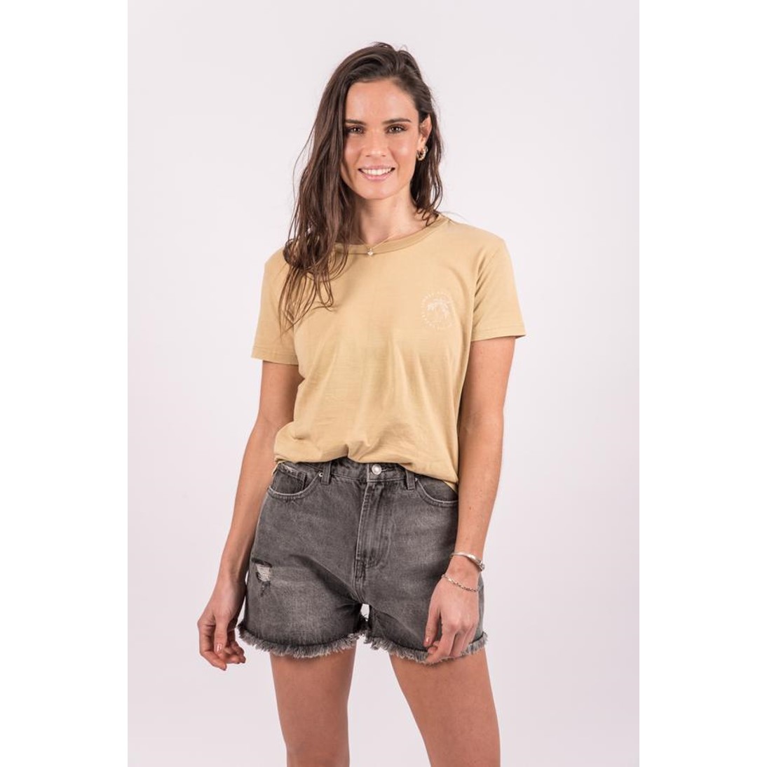 Polera Round Mujer Café - Imagen 4